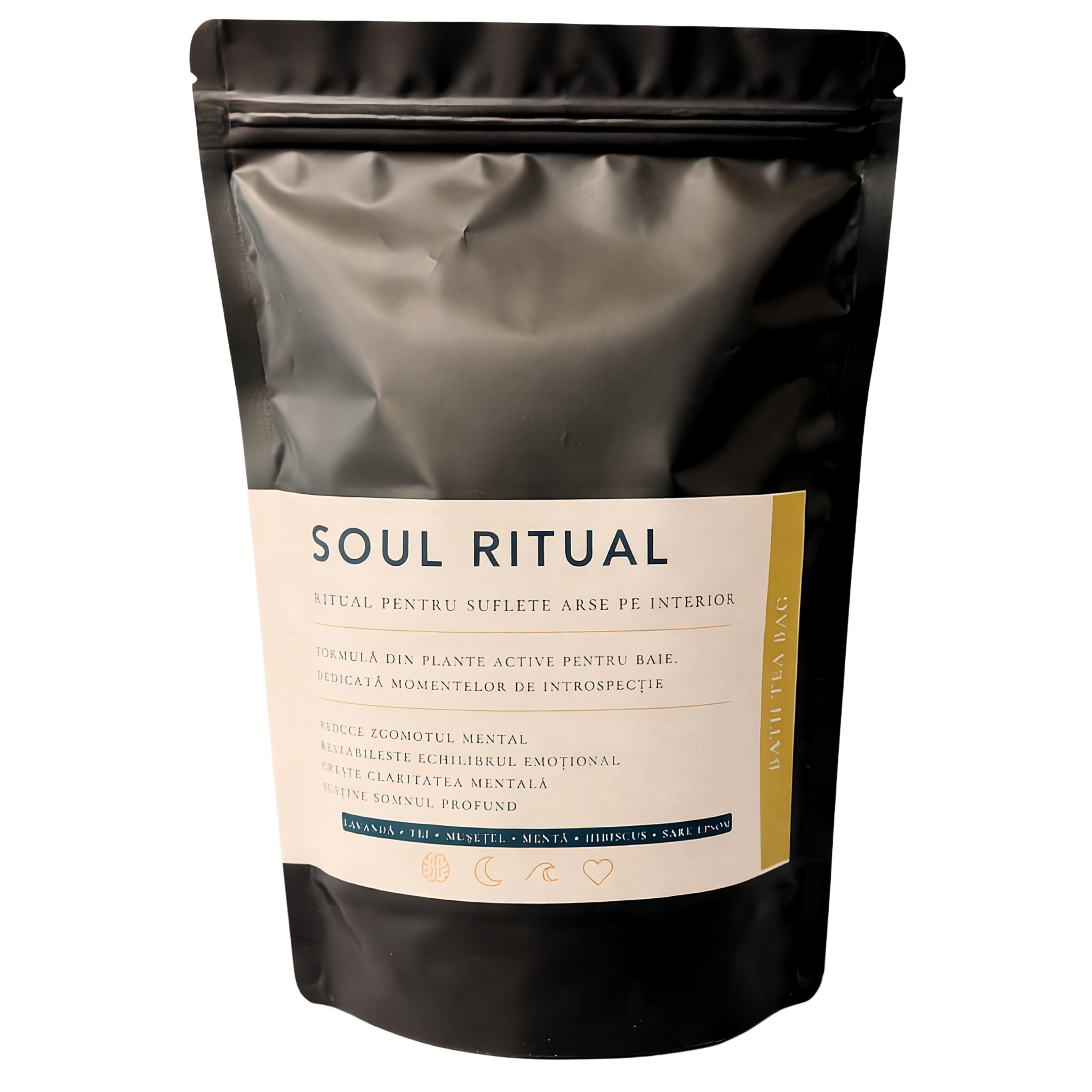 Ceai de baie cu lavandă și sare Epsom | Soul Ritual – Calm AF Rituals