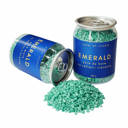 Sare de baie cu miros de brad, sare Epsom, shimmer si uleiuri esentiale