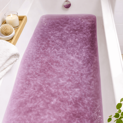 Sare de baie cu miros de lavanda, sare Epsom, shimmer si uleiuri esentiale