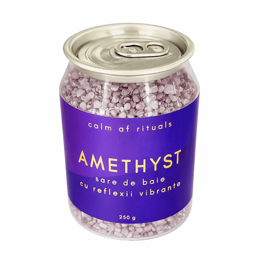 Sare de baie cu miros de lavanda, sare Epsom, shimmer si uleiuri esentiale